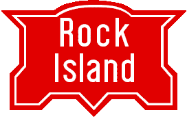 C. R. I. & P. (Rock Island) logo